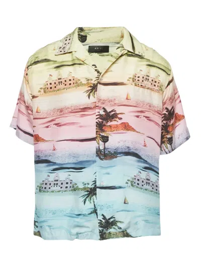 Pre-owned Amiri 1180138 Multicolor In Yellow