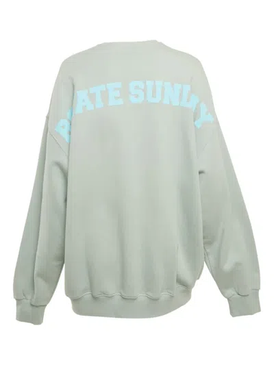 Pre-owned Rotate Birger Christensen 2020s Crew-neck Sweatshirt In Blue