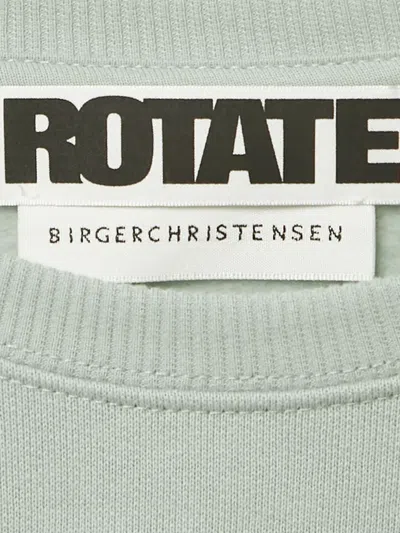 Pre-owned Rotate Birger Christensen 2020s Crew-neck Sweatshirt In Blue