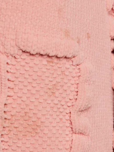 Pre-owned Bottega Veneta Textured Cardigan In Pink