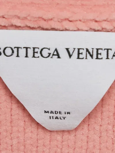 Pre-owned Bottega Veneta Textured Cardigan In Pink