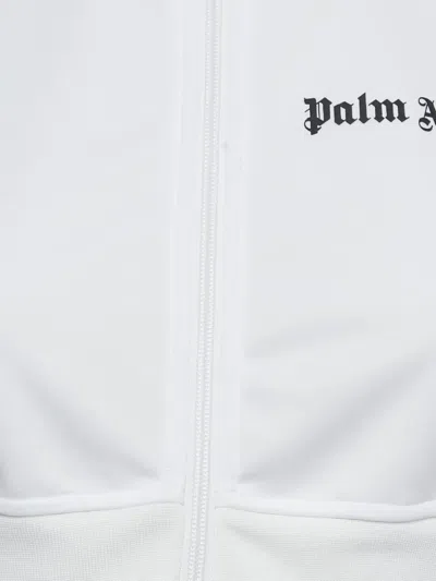 Pre-owned Palm Angels Logo-detail Jersey Midi Dress In White