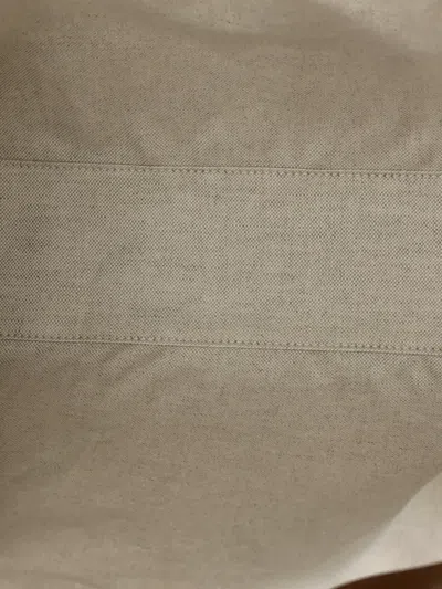 Pre-owned Gucci Vertical Structured Top Handle Open Gg Coated Canvas Medium Tote Bag In Brown