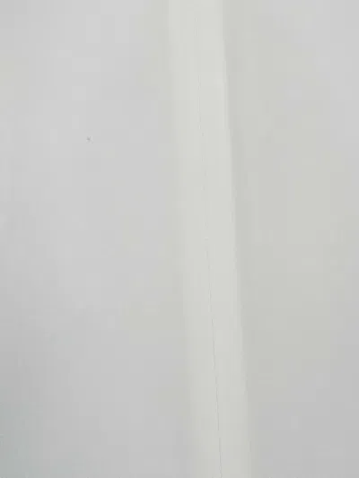 Pre-owned Dolce & Gabbana Bow-fastening Ruffled Top In White