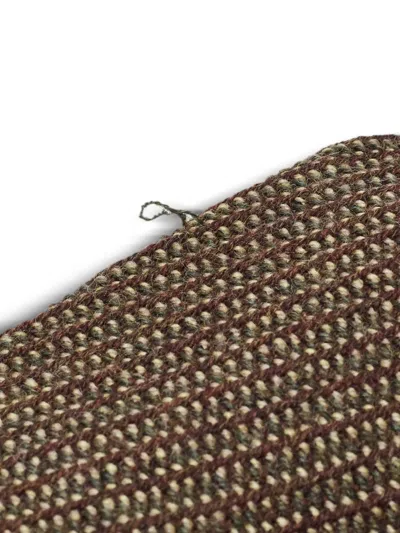 Pre-owned Giorgio Armani Wool Tie In Brown