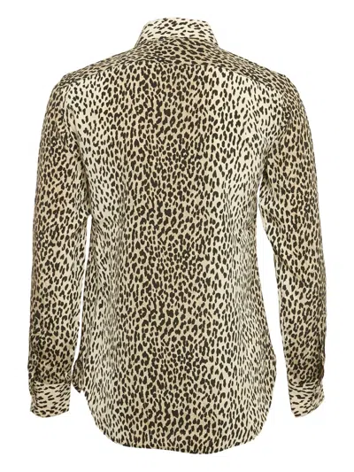 Pre-owned Saint Laurent 1168078 Brown In Neutral