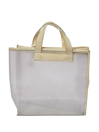 Pre-owned Furla 405637 Cream In Neutral