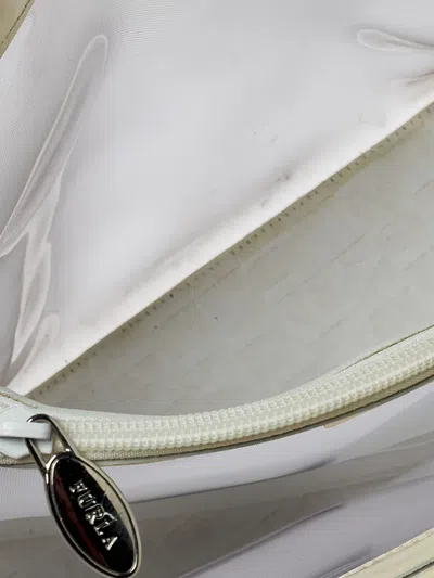 Pre-owned Furla 405637 Cream In Neutral