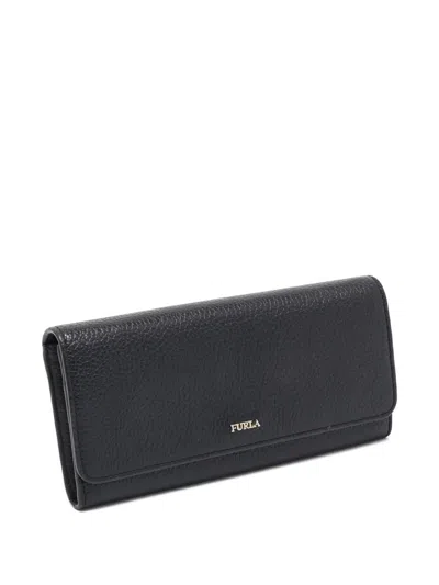 Pre-owned Furla 2020s Leather Wallet In Black