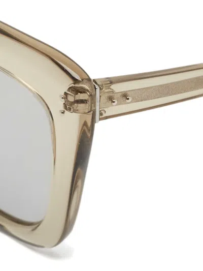 Pre-owned Linda Farrow 1077373 Grey In Neutral