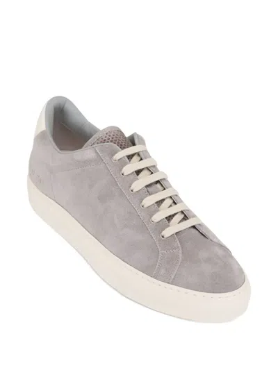 Common Projects Suede Sneakers In Gray