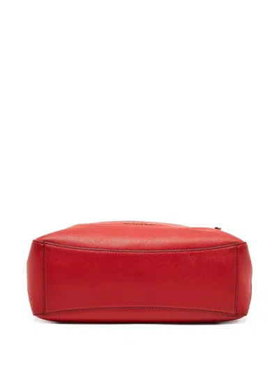 Pre-owned Michael Kors Leather Tote Bag In Red
