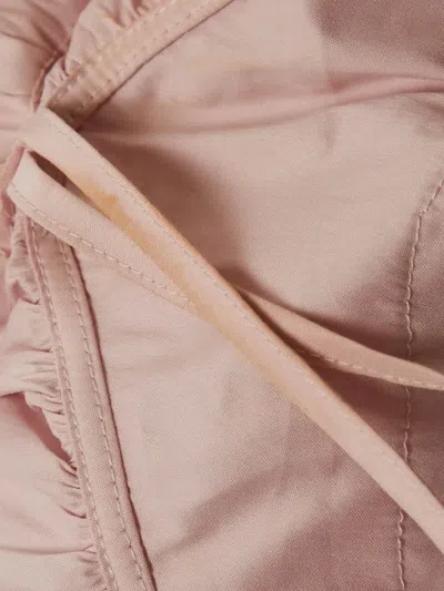 Pre-owned Blumarine Rose-detail Ruffle Top In Pink