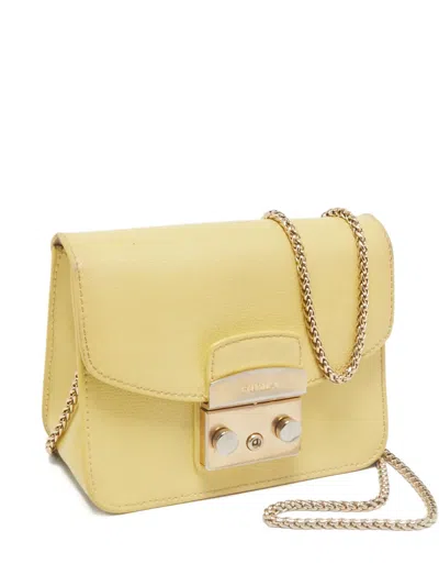 Pre-owned Furla 1126769 Yellow
