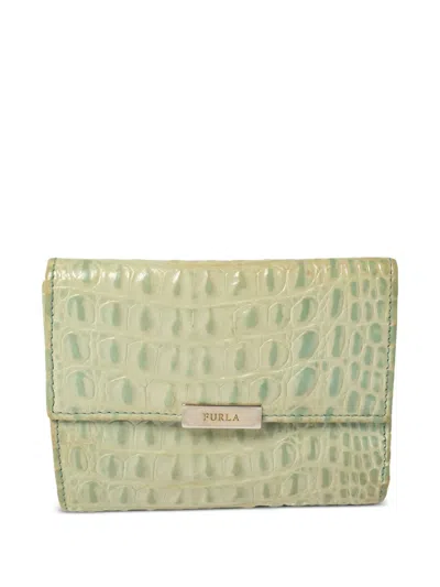 Pre-owned Furla 360372 Green