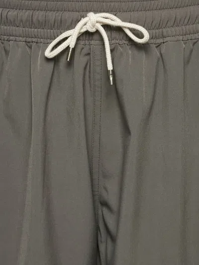 Pre-owned Polo Ralph Lauren Drawstring Swim Shorts In Gray
