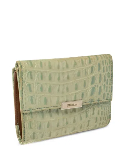 Pre-owned Furla 360372 Green