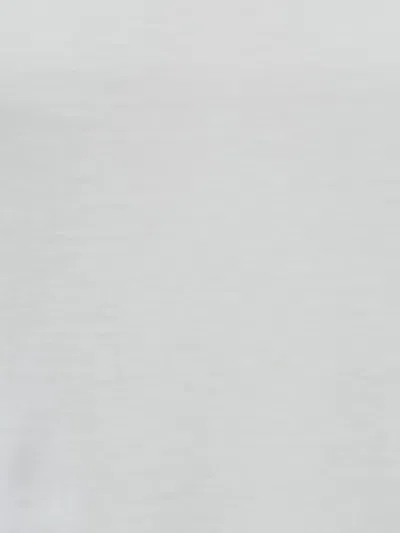 Pre-owned Saint Laurent Floral-appliqué Cotton Top In White