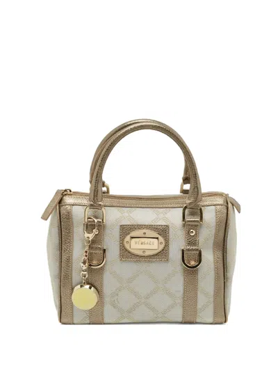 Pre-owned Versace 1166853 Grey In Neutral