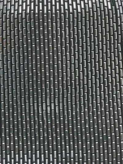 Pre-owned Zoe Karssen 2000s Silver-embellished Jersey Skirt