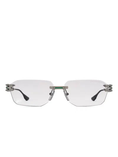 Dita Eyewear Hyperlux-3000 Metal Glasses In Metallic