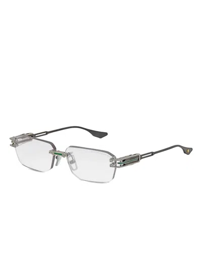 Dita Eyewear Hyperlux-3000 Metal Glasses In Metallic