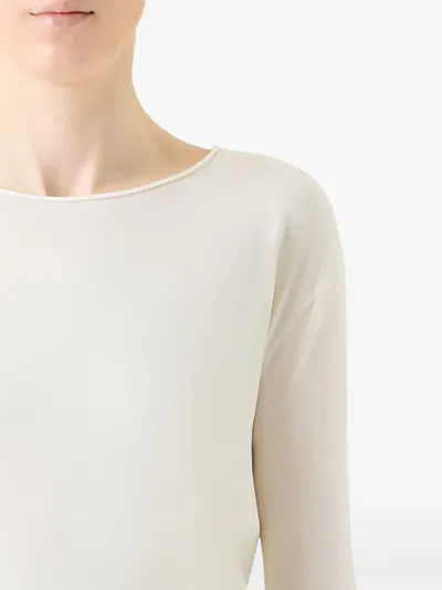 Akris Punto Long-sleeve T-shirt In White
