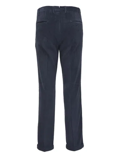 褶饰灯芯绒长裤