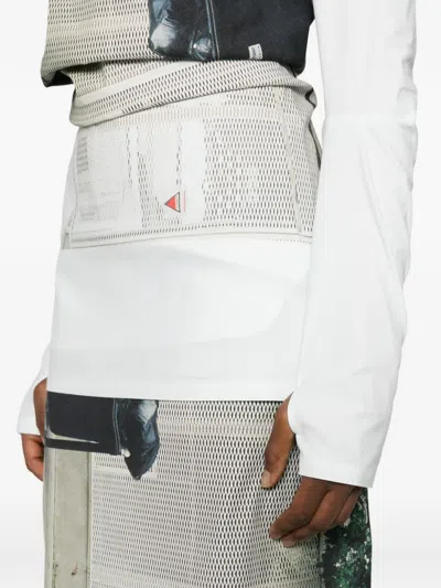 Issey Miyake Street View Graphic Print Top In Blue