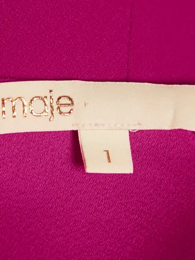 Pre-owned Maje Lace-trimmed Playsuit In Pink