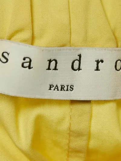 Pre-owned Sandro 1177497 Yellow