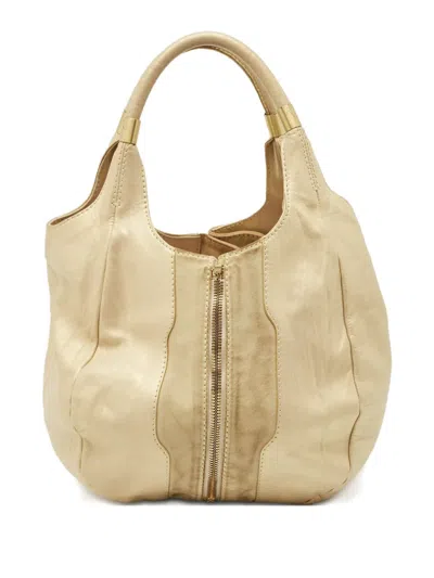 Pre-owned Jimmy Choo 1170320 Gold In Neutral