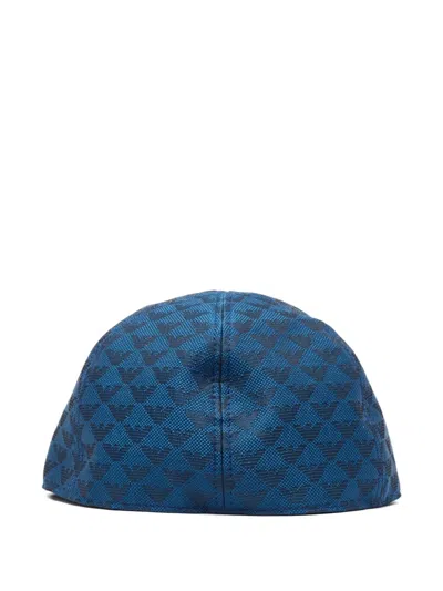 Pre-owned Emporio Armani 2000s Logo-print Cap In Blue