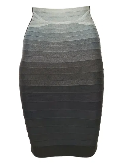Pre-owned Herve Leger 1171861 Grey In Gray