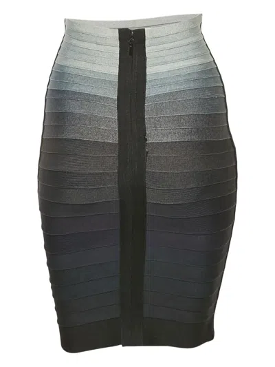 Pre-owned Herve Leger 1171861 Grey In Gray