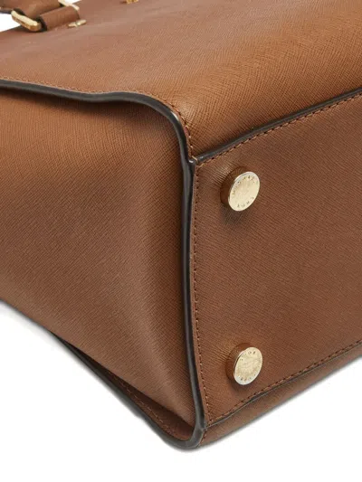 Pre-owned Michael Michael Kors Leather Satchel Bag In Brown