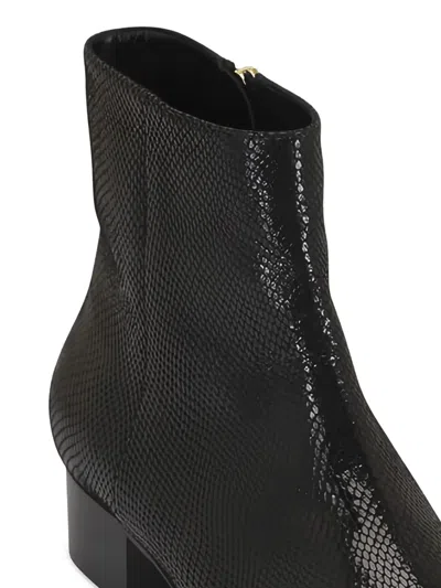 Arteana 30mm Arona Pointed-toe Block-heel Boots In Black