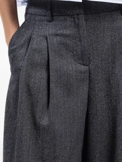 Twp Next Didi Pleated Trousers In Brown