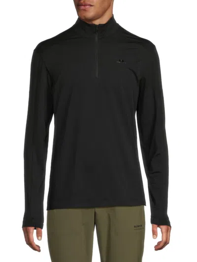 J. Lindeberg Men's Olof Tech Pullover Jacket In Black
