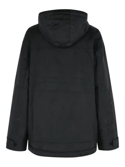 Coperni Hooded Polyamide Jacket Featuring Flap Pocket In Blue