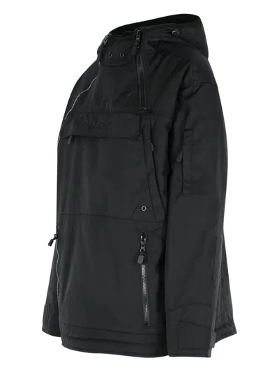 Coperni Hooded Polyamide Jacket Featuring Flap Pocket In Blue