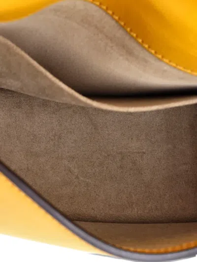 Pre-owned Chloé Nile Leather Small Crossbody Bag In Orange