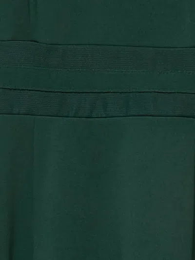 Pre-owned Calvin Klein Mesh-insert Dress In Green