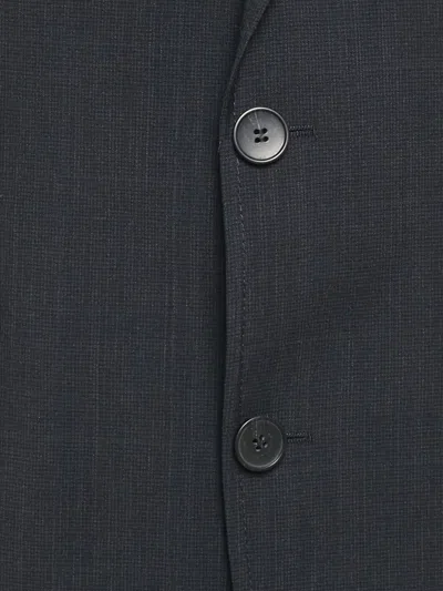 Pre-owned Boss Green Hugo Boss Single-breasted Wool Blazer In Blue