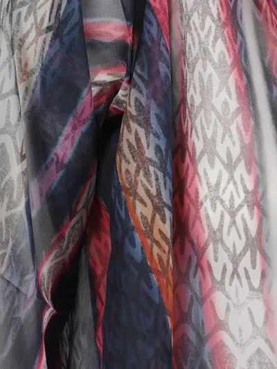 Missoni Multicoloured Pattern Scarf In Multi