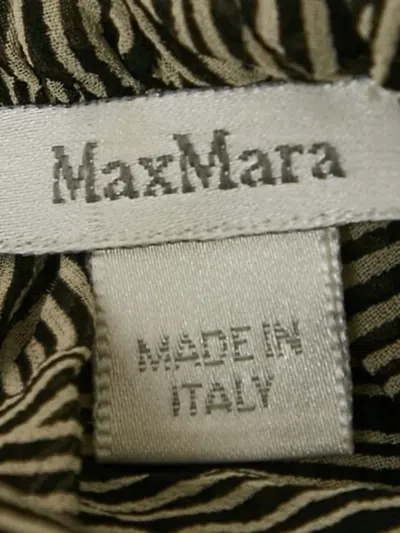 Pre-owned Max Mara 1178718 Black In Neutral