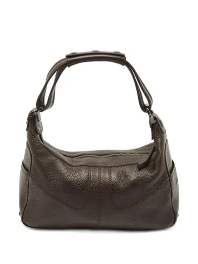 Pre-owned Tod's Vintage Micky Shoulder Bag In Brown
