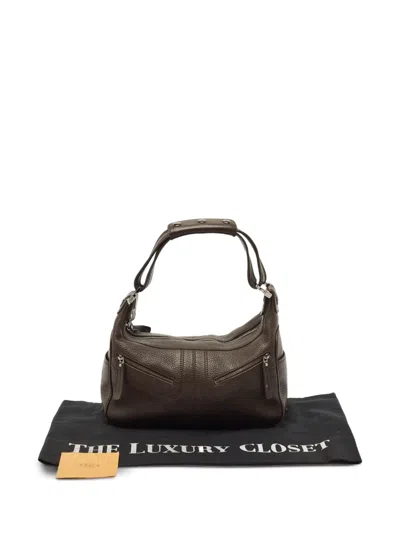 Pre-owned Tod's Vintage Micky Shoulder Bag In Brown