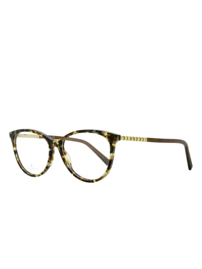 Swarovski Eyewear Sk5396 Glasses In Brown