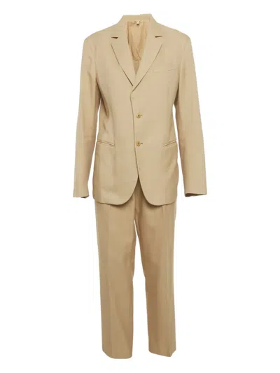 Pre-owned Miu Miu Single-breasted Suit In Neutral